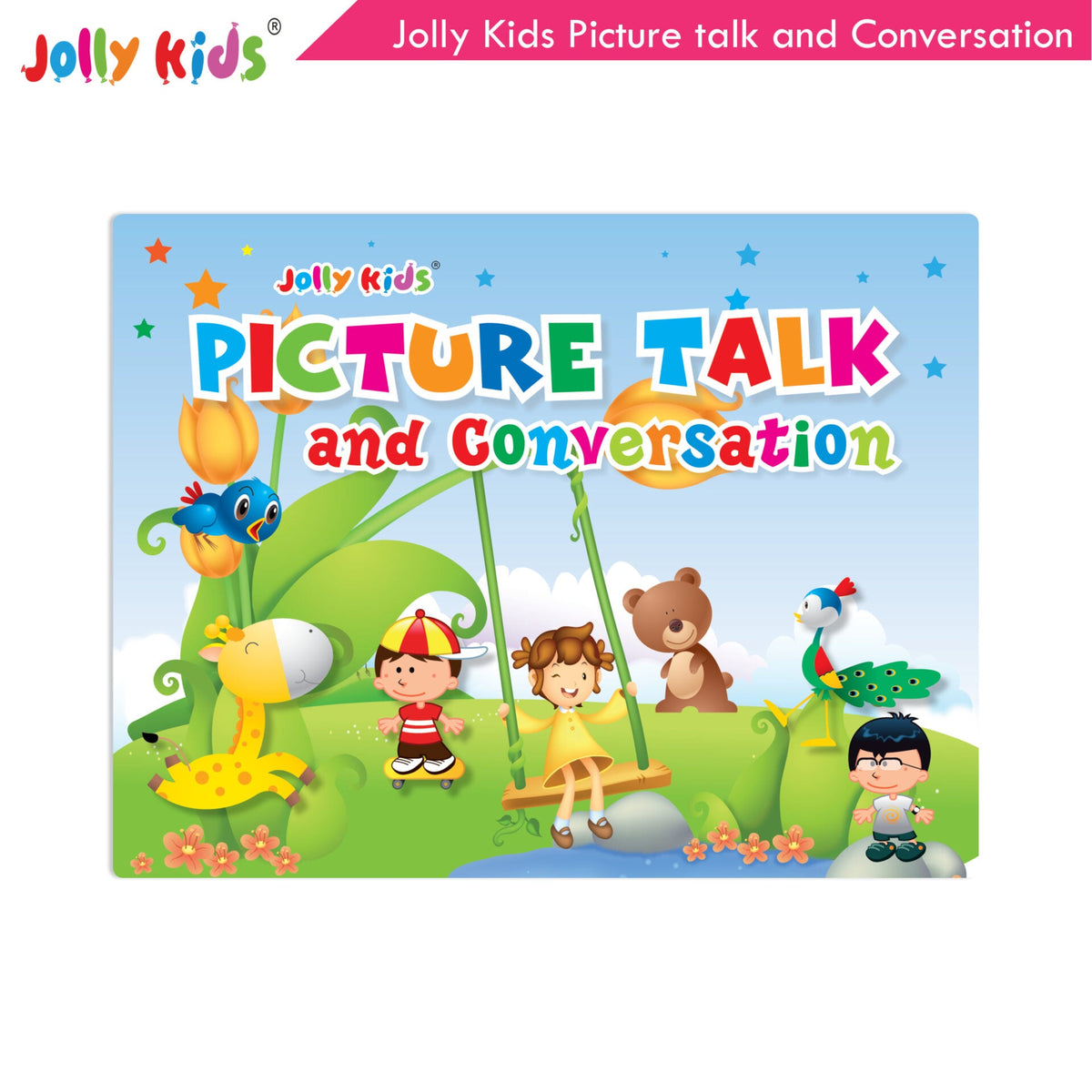 Jolly Kids Picture talk and Conversation Book for Kids| Age 2-6 Year | Grocsy