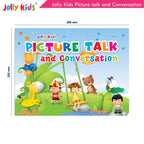 Jolly Kids Picture talk and Conversation Book for Kids| Age 2-6 Year | Grocsy