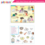 Jolly Kids Picture talk and Conversation Book for Kids| Age 2-6 Year | Grocsy