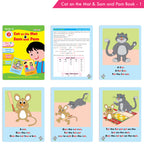 Jolly Kids Story Time Phonics Book Series 1 (Set of 10)| Short & Long Sound| Phonic Sound Stories Book for Kids Ages 4-8 Years | Grocsy