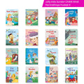 Jolly Kids Sundar Chitrit Pari Kathaye pustaken Set of 16 For Kids Ages 3-8 Years| Ultimate Collection of Magical Fairy Tales in Hindi | Grocsy