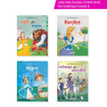 Jolly Kids Sundar Chitrit Pari Kathaye Pustak A Set of 4 For Kids Ages 3-8 Years| Ultimate Collection of Magical Fairy Tales in Hindi | Grocsy