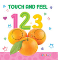 Jolly Kids Touch and Feel Board Book: 123| Picture Book for Kids Ages 1-4 Years|Number Book| Touch & Feel Activity Book | Grocsy