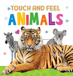 Jolly Kids Touch and Feel Board Book: Animals| Picture Book for Kids Ages 1-4 Years| Touch & Feel Activity Book | Grocsy