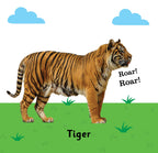 Jolly Kids Touch and Feel Board Book: Animals| Picture Book for Kids Ages 1-4 Years| Touch & Feel Activity Book | Grocsy