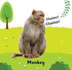 Jolly Kids Touch and Feel Board Book: Animals| Picture Book for Kids Ages 1-4 Years| Touch & Feel Activity Book | Grocsy
