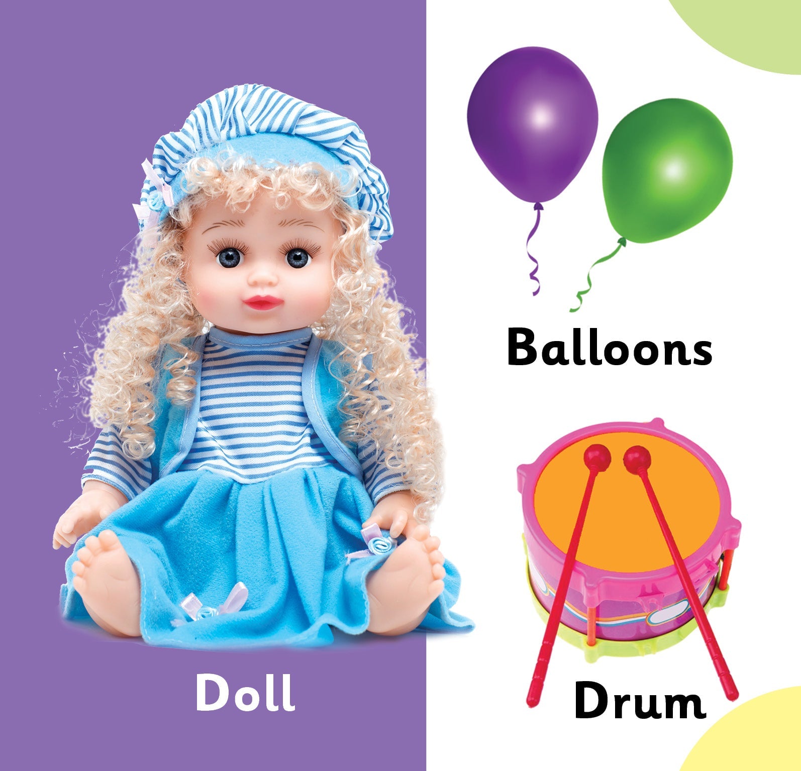 Jolly Kids Touch and Feel Board Books for Little Ones| Ages 1-4 Years| Set of 4| ABC| Numbers| My First Words| Animals | Grocsy