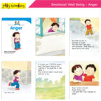 Jolly Scholars Emotional Well Being Story Books Set of 8 Ages 3-6 Years For Kids Learn Beauty, Anger, Sadness, Love Family & Friends etc. | Grocsy