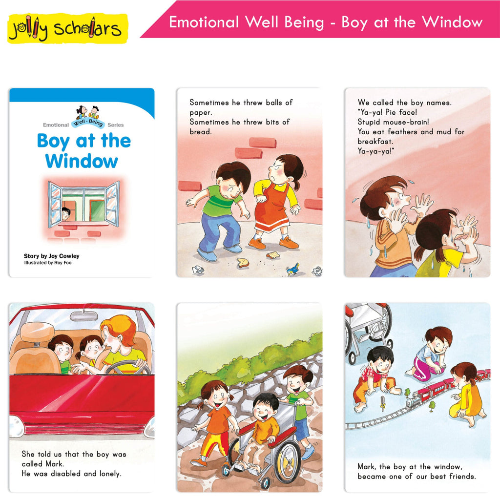Jolly Scholars Emotional Well Being Story Books Set of 8 Ages 3-6 Years For Kids Learn Beauty, Anger, Sadness, Love Family & Friends etc. | Grocsy