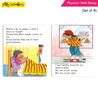 Jolly Scholars Physical Well Being Story Books Set of 8| Promote Physical Health Activity Books Ages 3-6 Years | Grocsy