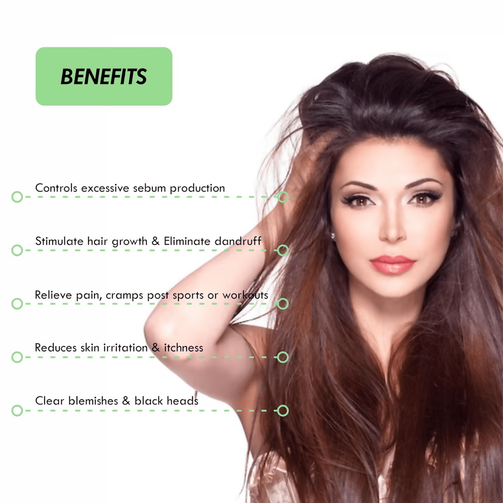 Aromatique Peppermint Essential Oil for Hair,Skin | Grocsy