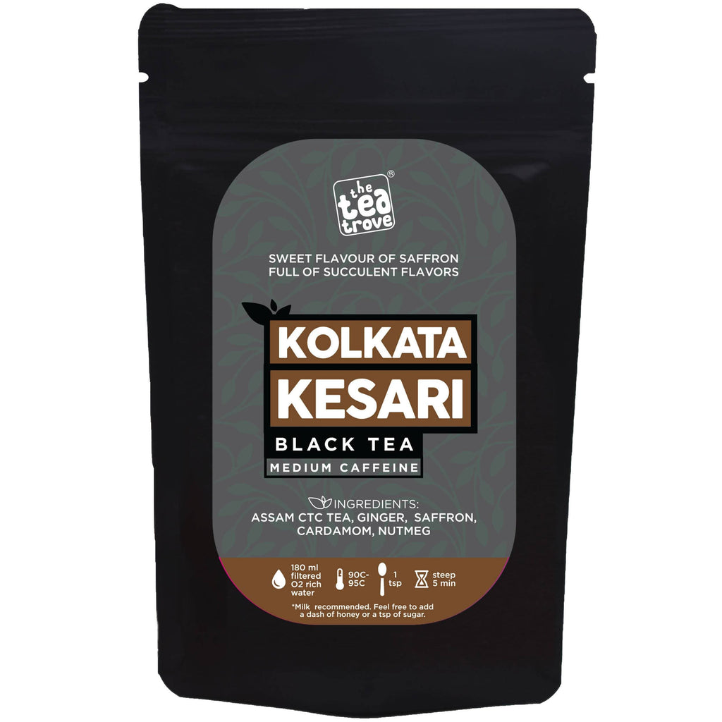 The Tea Trove - Kolkata Kesari Tea Green Tea | Grocsy