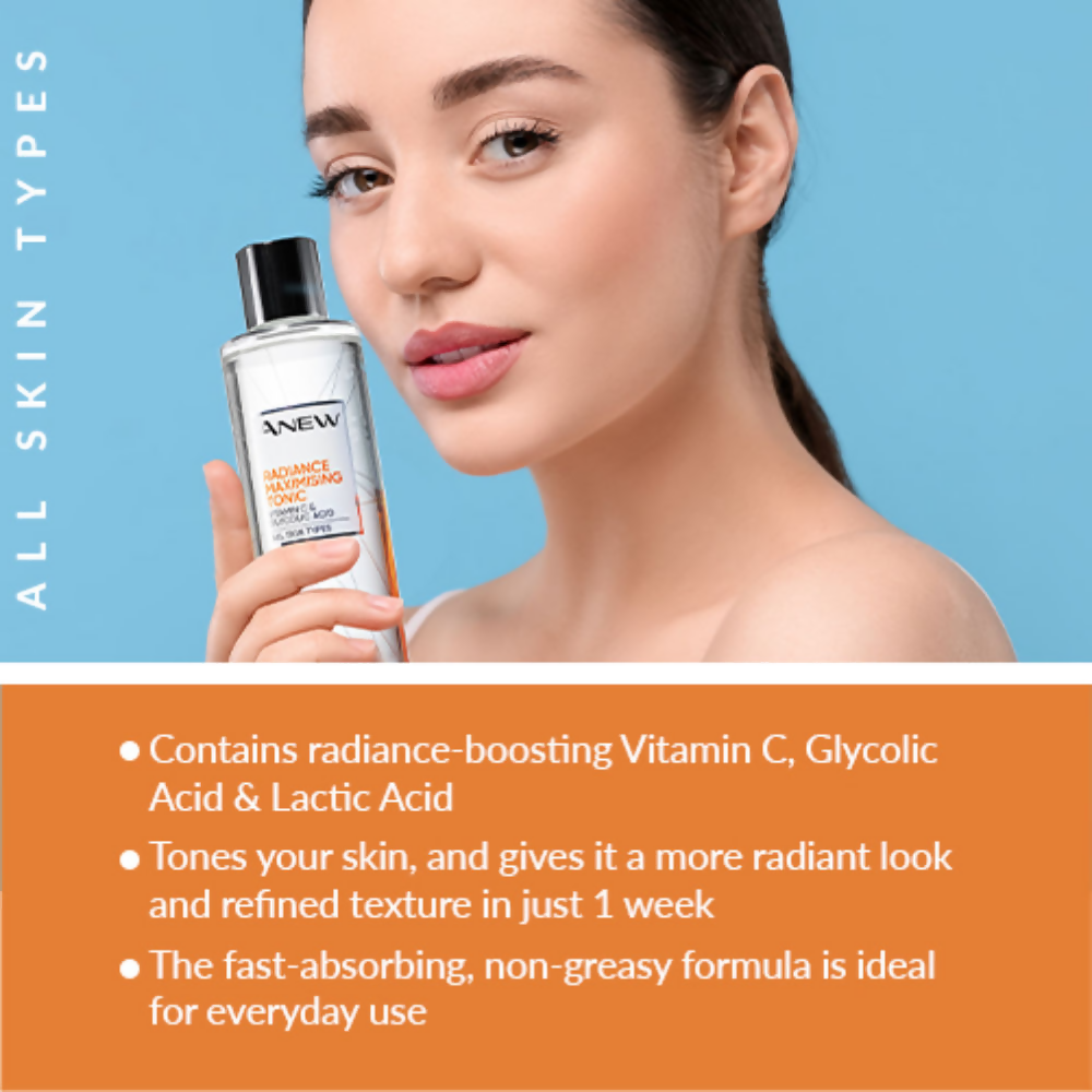 Avon Radiance Maximising Tonic with Vitamin C & Glycolic Acid | Grocsy