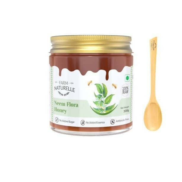 Farm Naturelle Neem Flora Honey – Pure, Raw & Natural Honey for Health | Grocsy