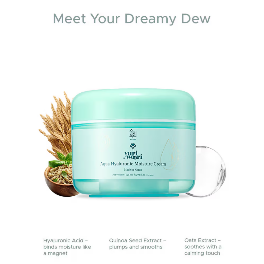 Yuri Woori Aqua Hyaluronic Moisture Cream | Grocsy