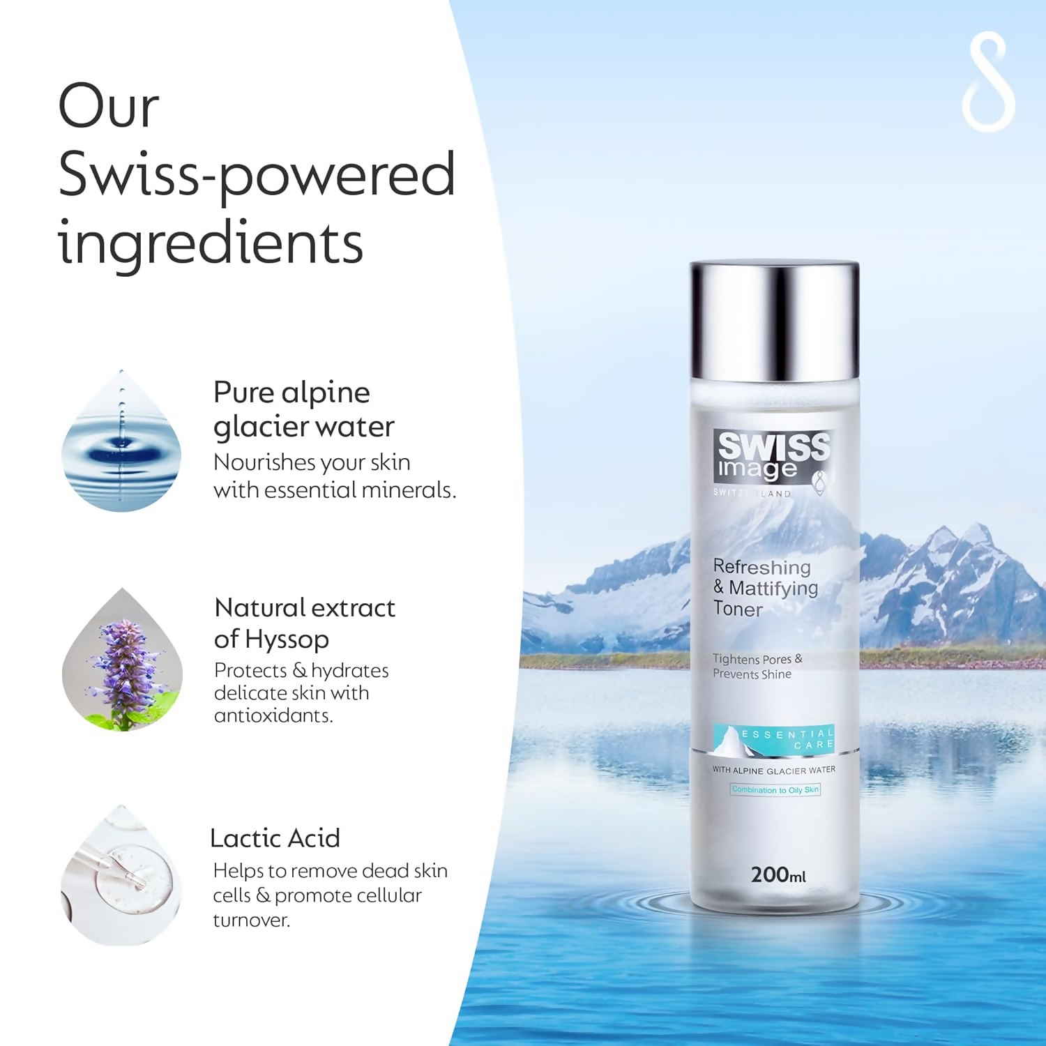 Swiss Image Refreshing & Mattifying Toner | Grocsy