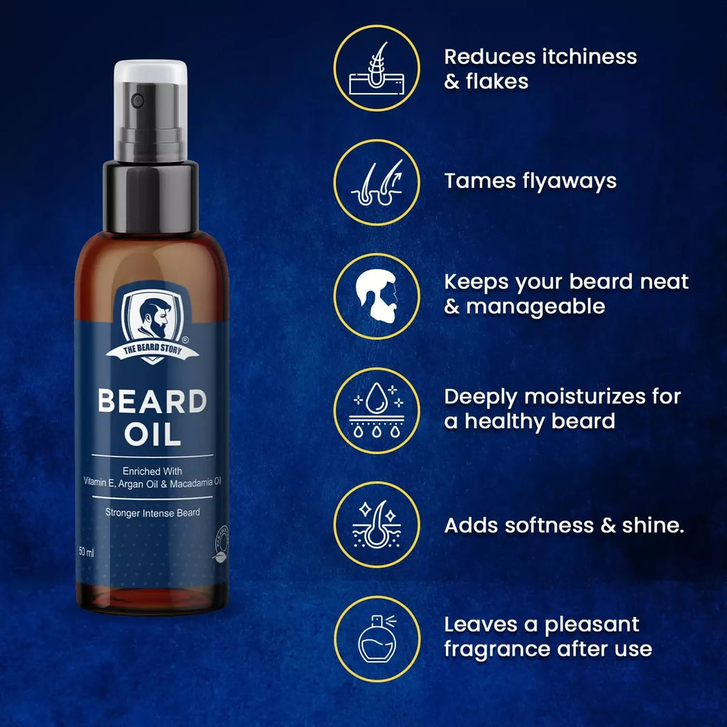 The Beard Story Beard Oil For Men | Grocsy