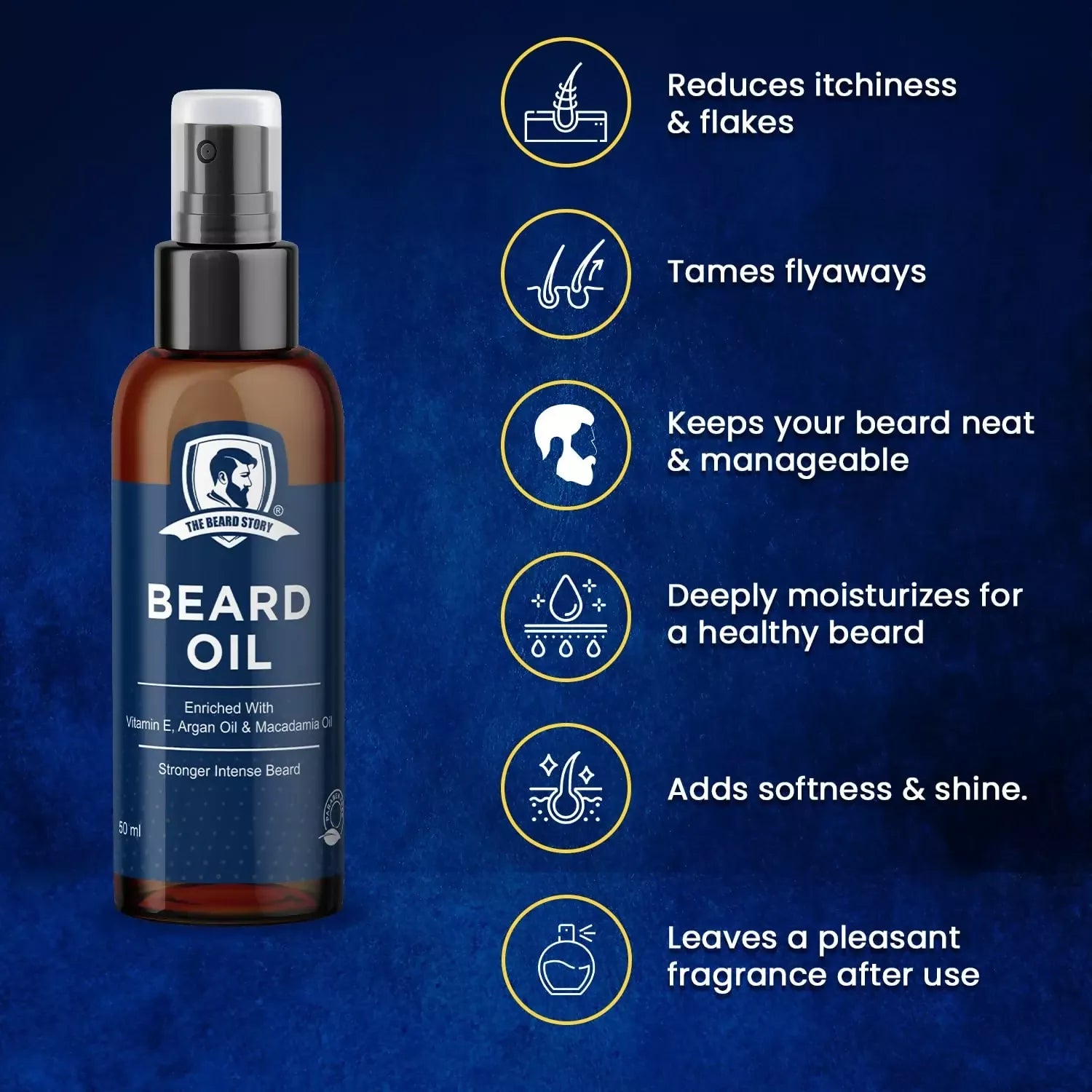 The Beard Story Beard Oil For Men | Grocsy