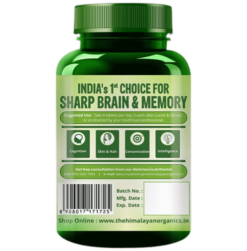 Himalayan Organics Brahmi Tablets | Grocsy