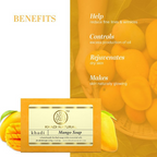 Khadi Natural Mango Handmade Soap | Grocsy