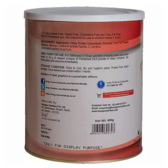PentaSure DLS Dialysis Care Powder - Vanilla Flavor | Grocsy