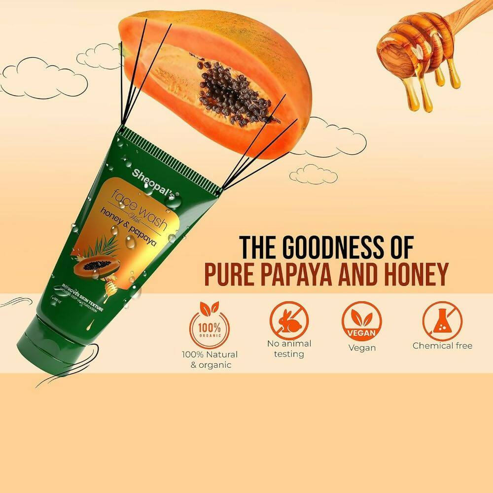 Sheopal's Honey papaya Face wash | Grocsy