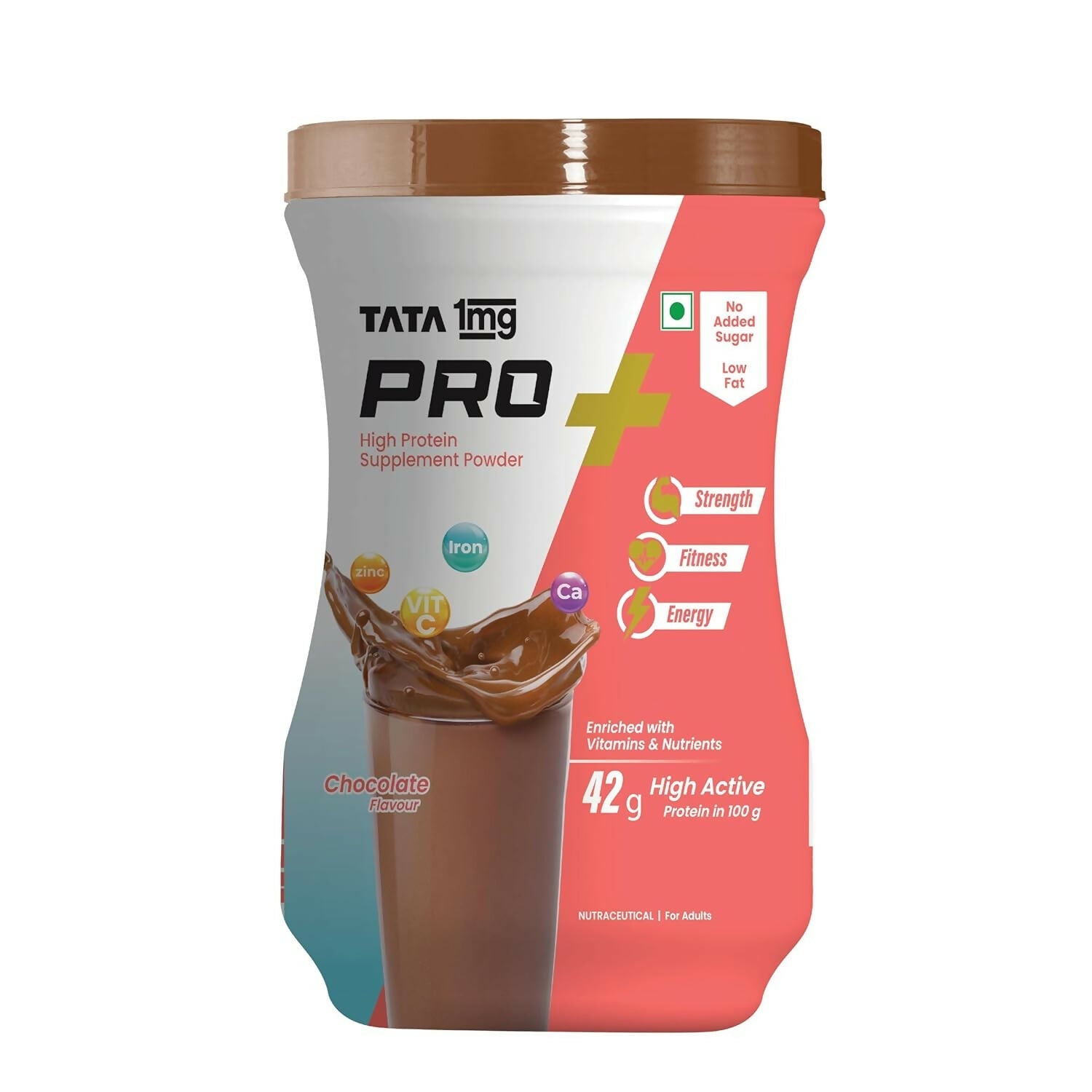Tata 1mg Pro+ Soy Protein Supplement Powder(Chocolate Flavour) | Grocsy