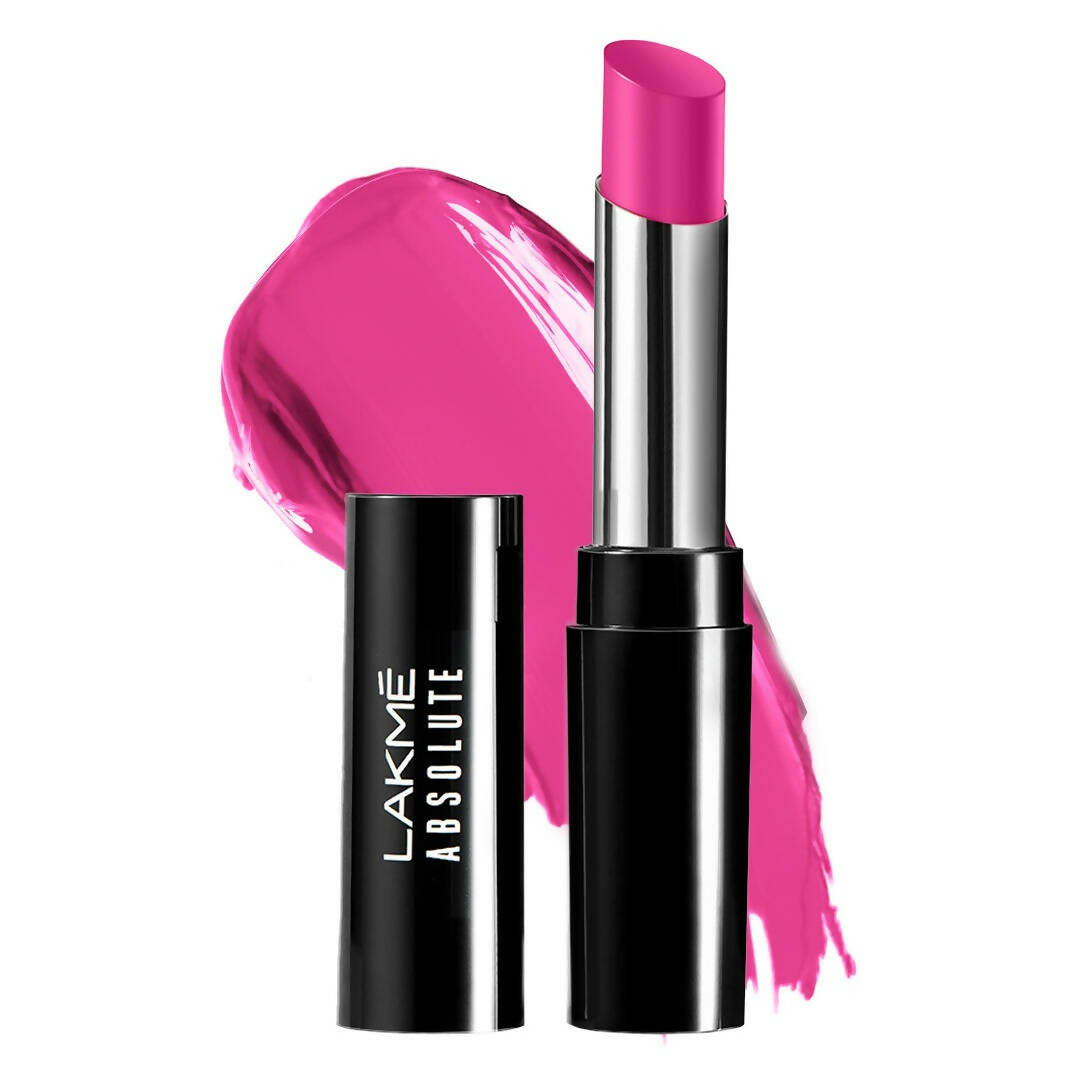 Lakme Absolute Skin Dew Satin Lipstick - 206 Pink Flush | Grocsy