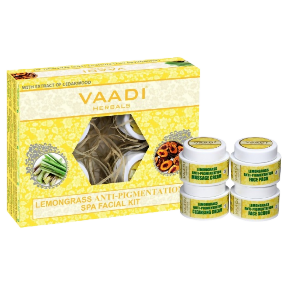Vaadi Herbals Lemongrass Anti Pigmentation Spa Facial Kit | Grocsy