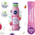 Nivea Fresh Blends Raspberry Body Wash | Grocsy