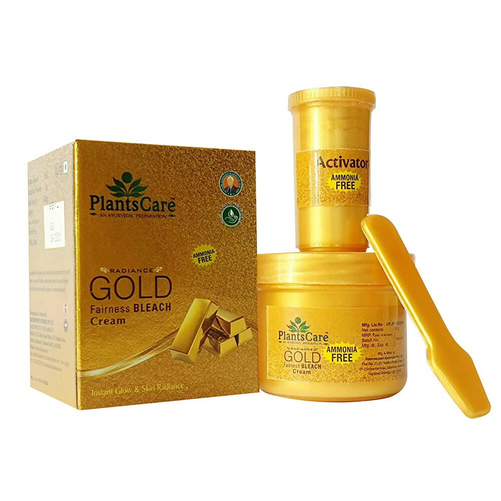 Plants Care Radiance Gold Bleach Cream | Grocsy