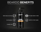 Beardo Acne Control Face Wash & Acne Control Face Gel Combo | Grocsy