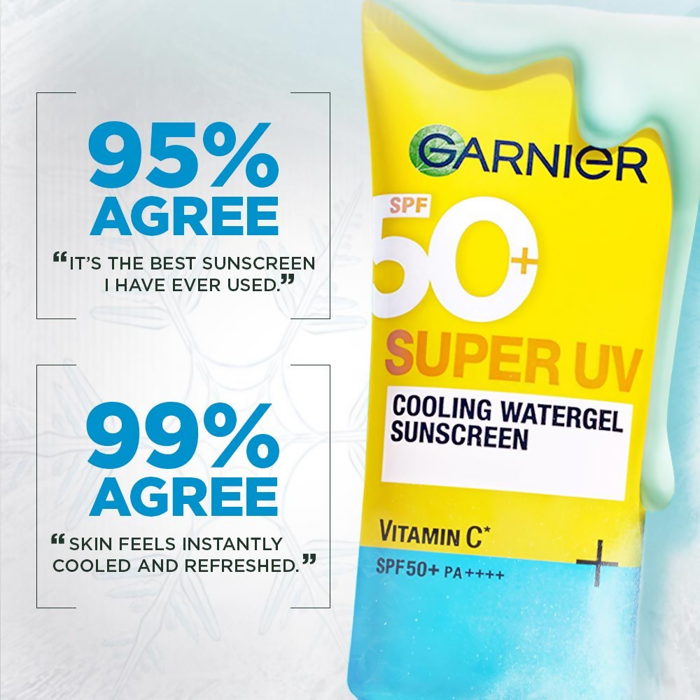 Garnier Super UV Cooling Water Gel Sunscreen SPF 50+ PA++++ | Grocsy