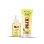PLIX The Plant Pineapple De-Pigmentation Regime with Juicy Facewash & Serum | Grocsy