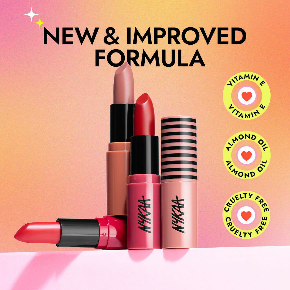 Nykaa So Creme Creamy Matte Lipstick - Wine & Grind | Grocsy