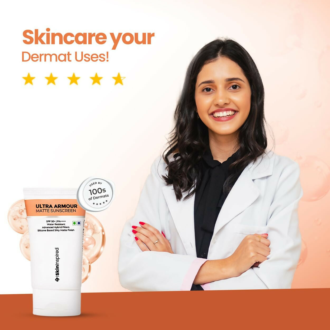 SkinInspired All Skin Ultra Armour Silicone Gel Sunscreen SPF 50+ PA++++ | Grocsy