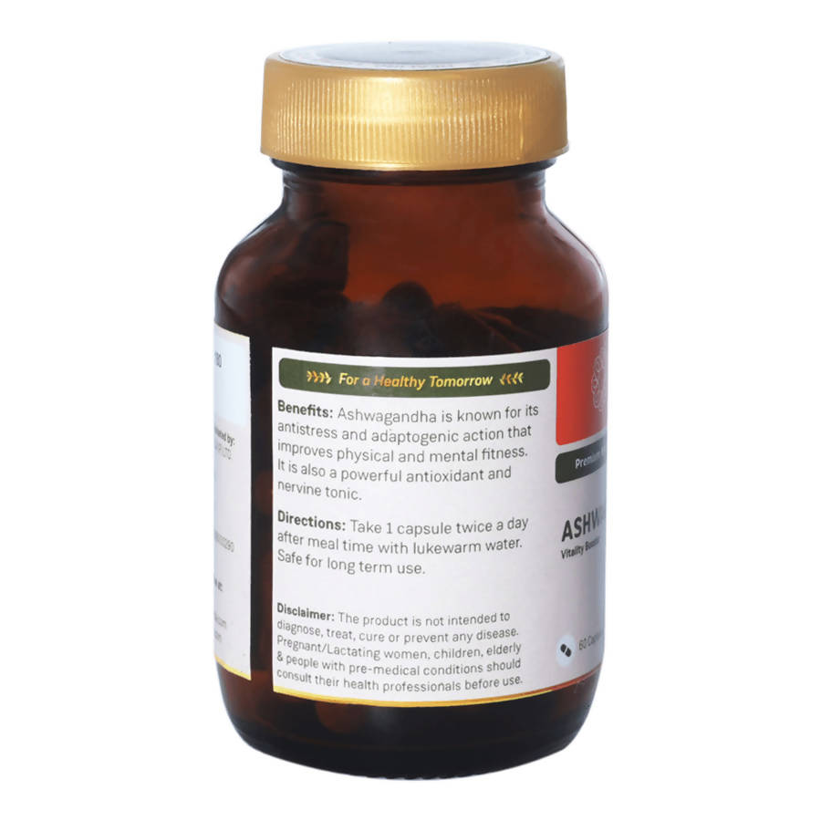 Sitaram Ayurveda Ashwagandha Capsules | Grocsy