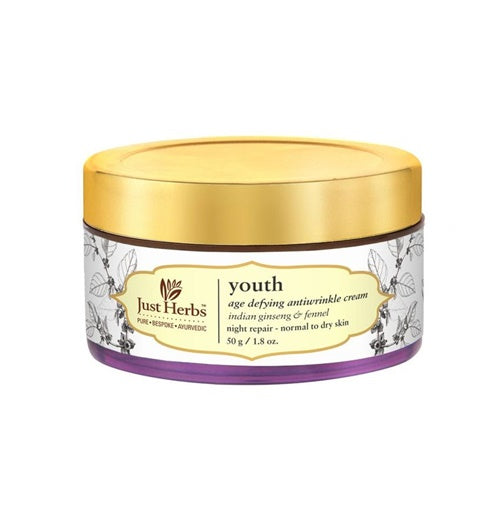 Just Herbs Youth Age Defying Antiwrinkle Cream | Grocsy