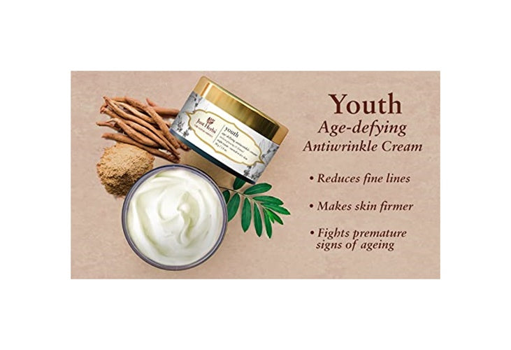 Just Herbs Youth Antiwrinkle Indian Ginseng & Fennel Night Repair Cream | Grocsy