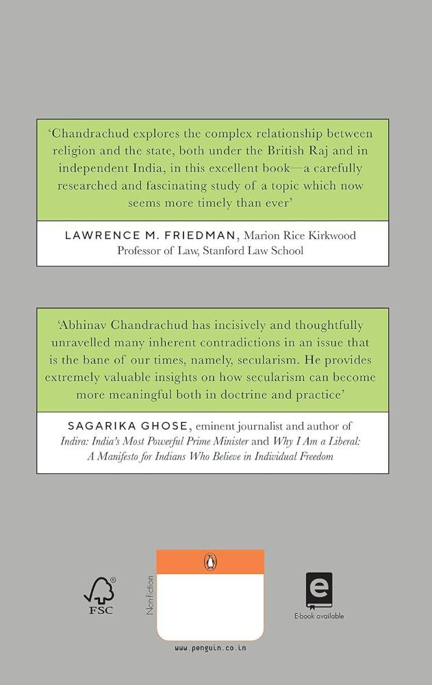 Republic of Religion By Abhinav Chandrachud | Grocsy