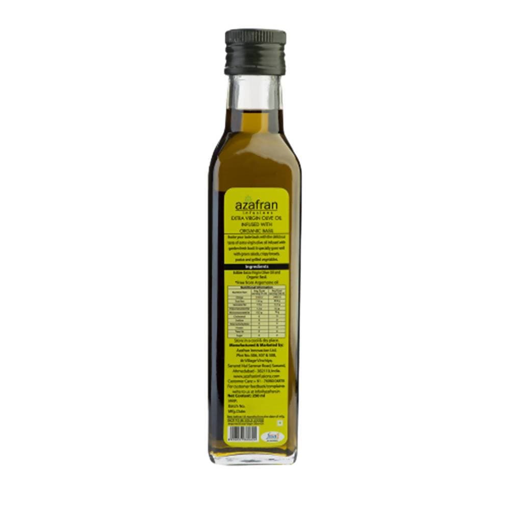 Azafran Infusions Basil Infused Extra Virgin Olive Oil | Grocsy