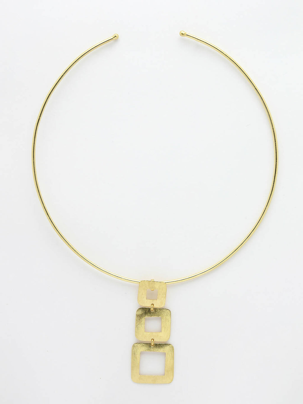 NVR Women Gold-Polished Circular Choker Necklace | Grocsy