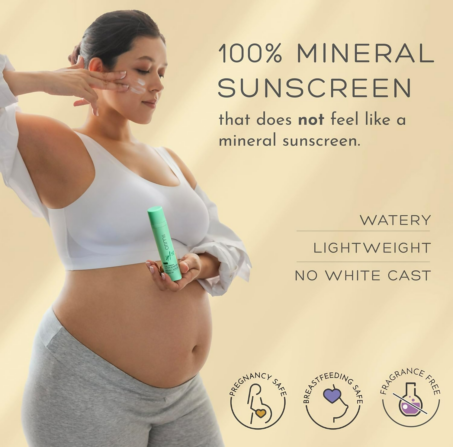 Orimii 100% Pure Mineral Sunscreen SPF 50 | Grocsy