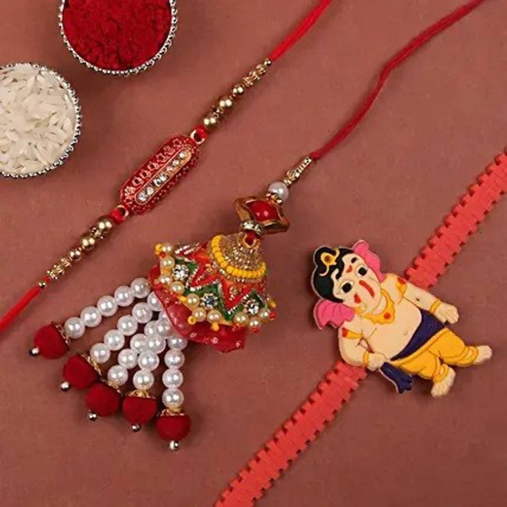 Chocolates With Family Rakhi Set Combo | Grocsy