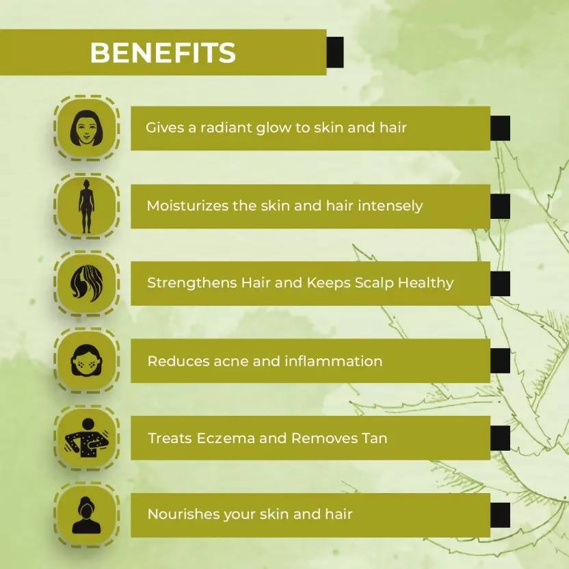 Ae Naturals Pure Aloevera Gel With Papaya Extracts | Grocsy