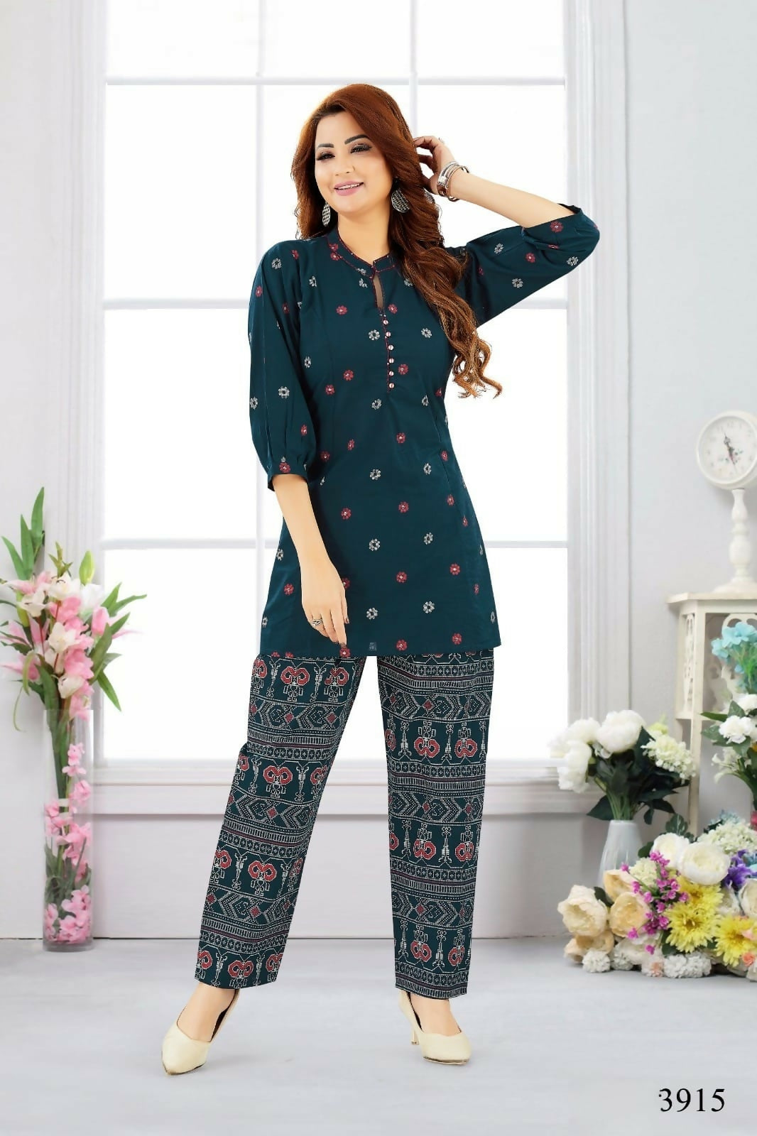 Joban Fashion Cotton Blue Color Kurta Set | Grocsy