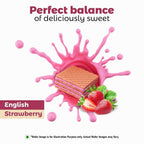 Unibic Qubz Wafer Biscuits Strawberry Flavour | Grocsy