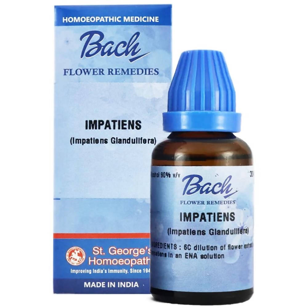 St. George's Bach Flower Remedies Impatiens Dilution | Grocsy