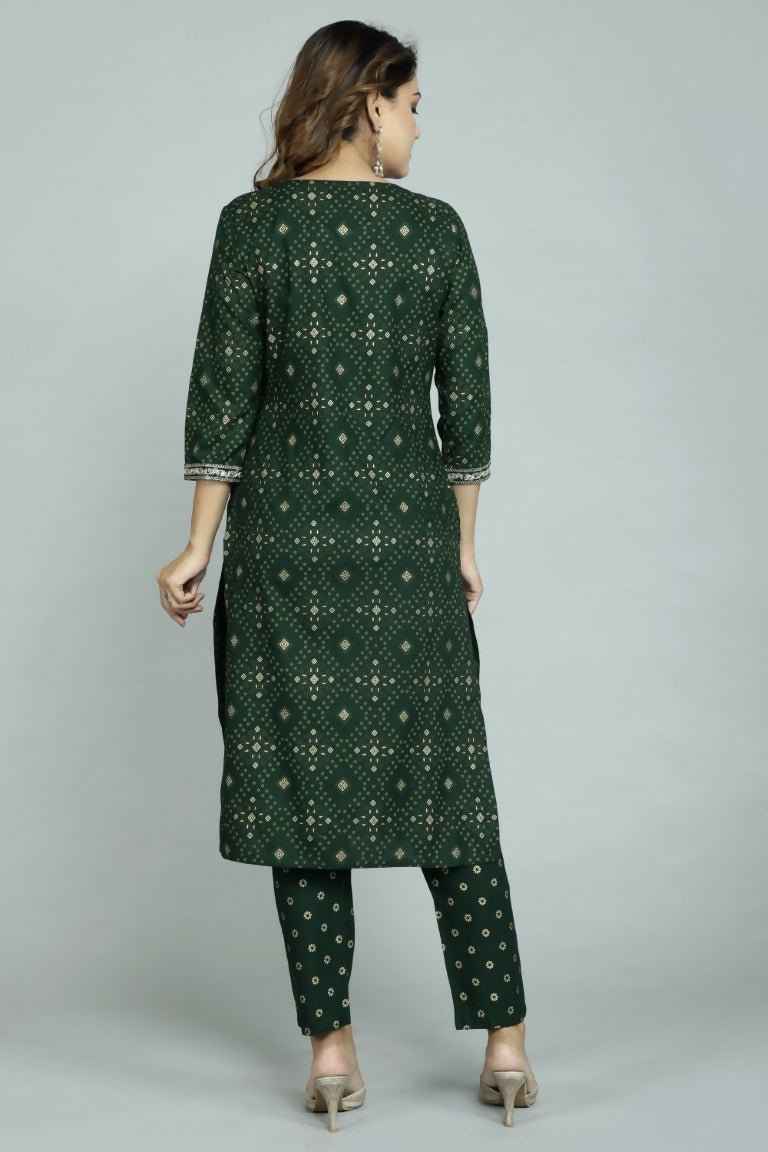 Alvano Women's Attractive And Stylish Rayon A Line Kurta With Pant And Dupatta | Grocsy