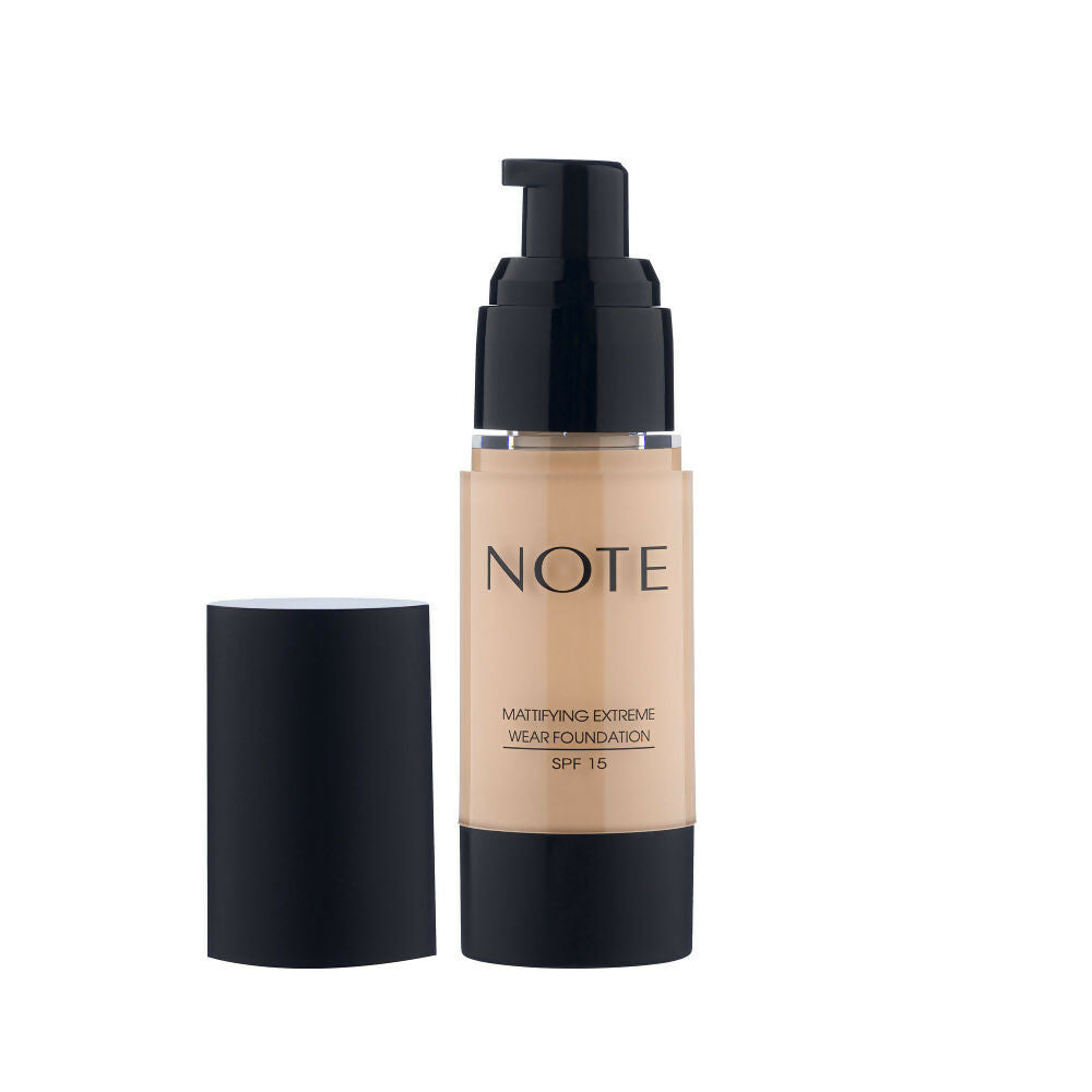 Note Cosmetique Mattifying Extreme Wear Foundation - 01 Beige | Grocsy